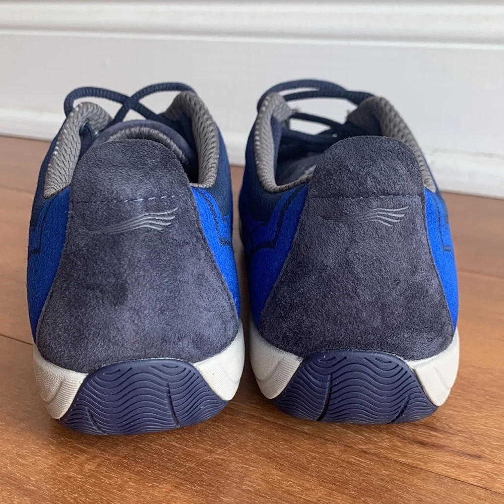 Dansko Womens Hanna Walking Shoes Blue 38 EU Lace-up Sneakers Comfort Casual
